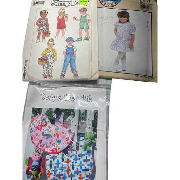 Sewing Pattern Lot of 7 Babies Infants Toddler - Picture 2 of 4